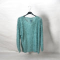 Pull sequin vert