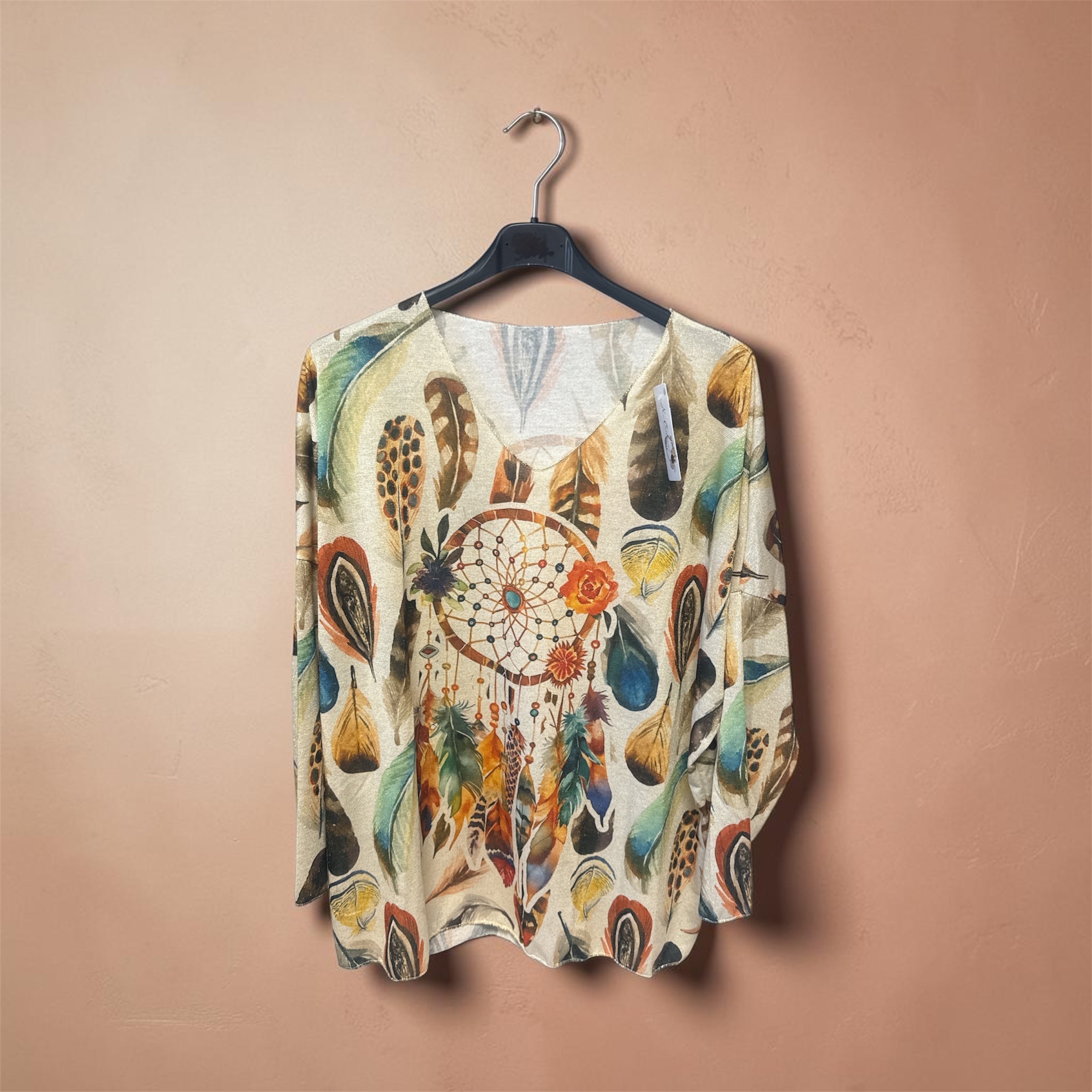 ￼￼ Pull lurex attrape-rêves