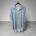 Chemise effet satin