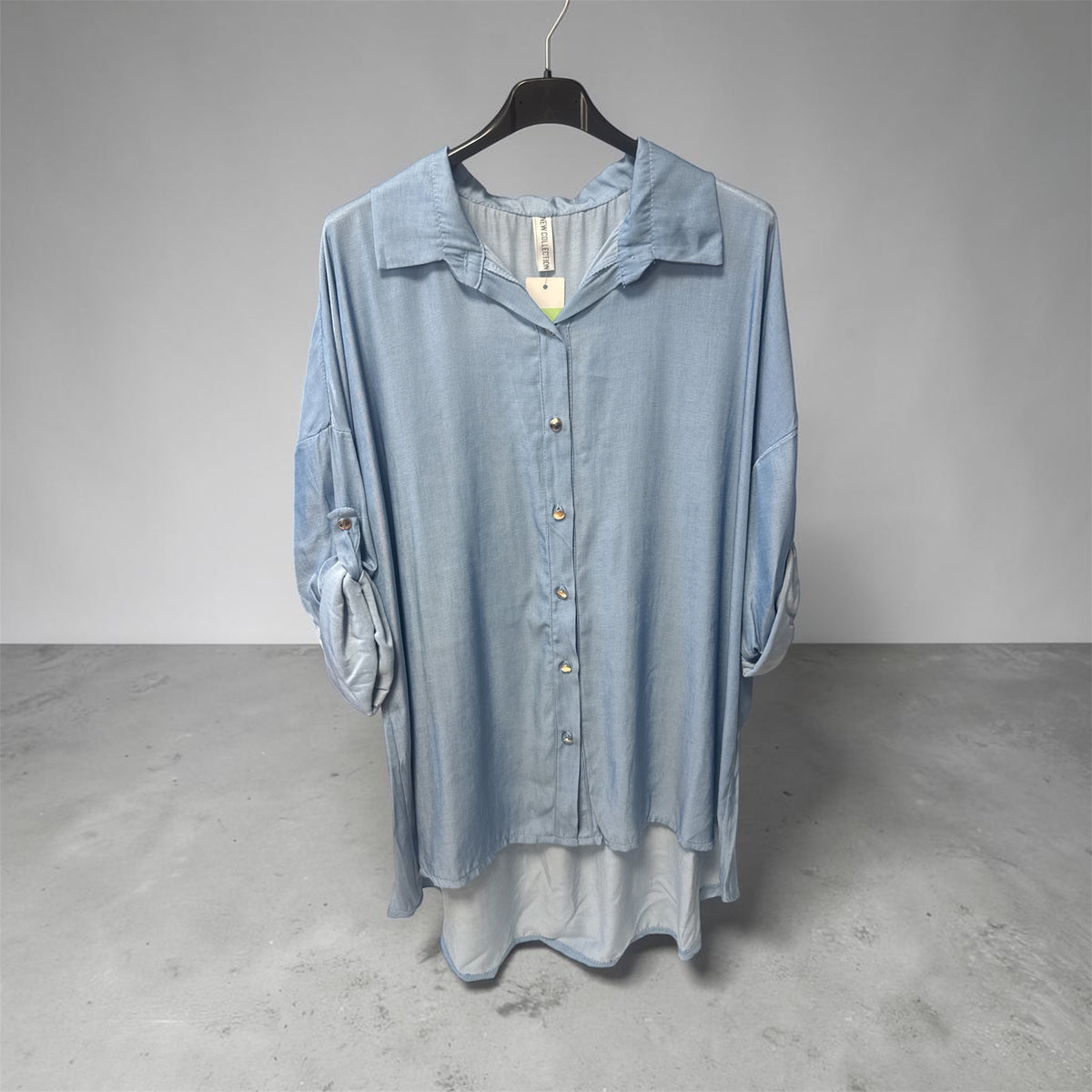 Chemise effet satin