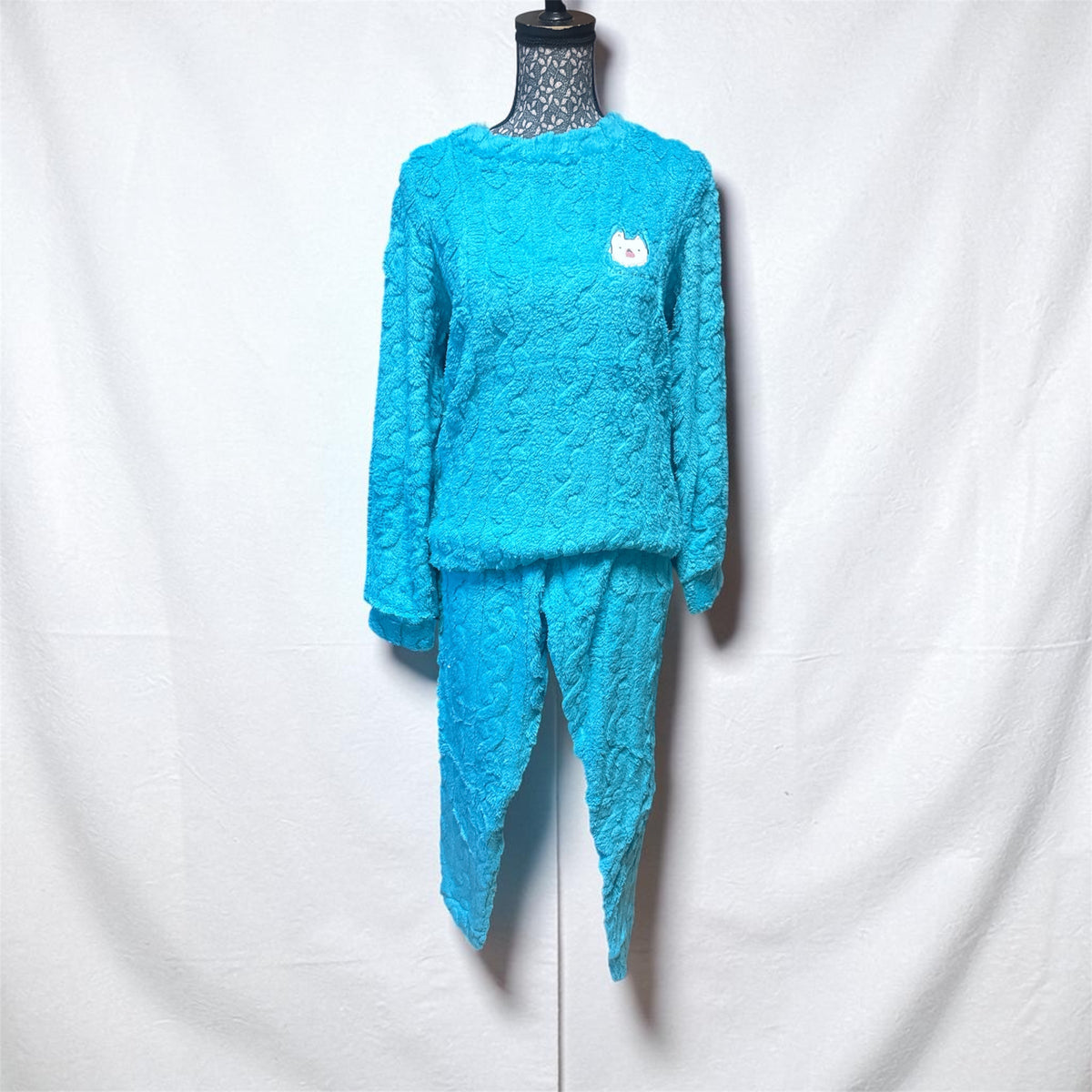 Pyjama chat bleu XXXL