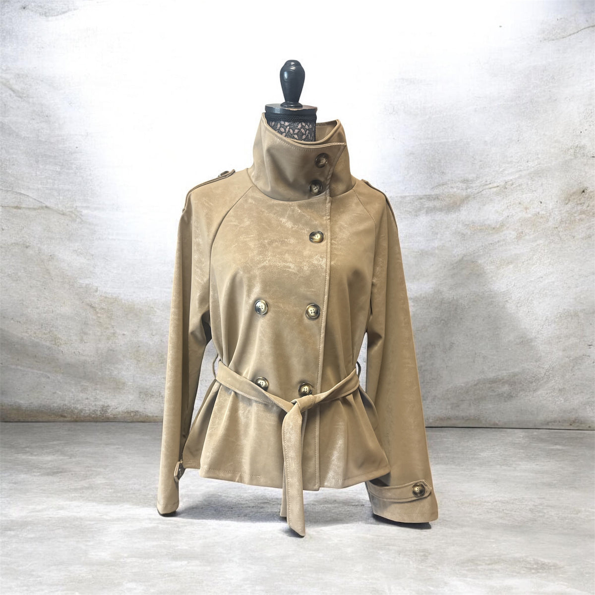 Trench court beige