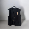 Gilet noir sans manches
