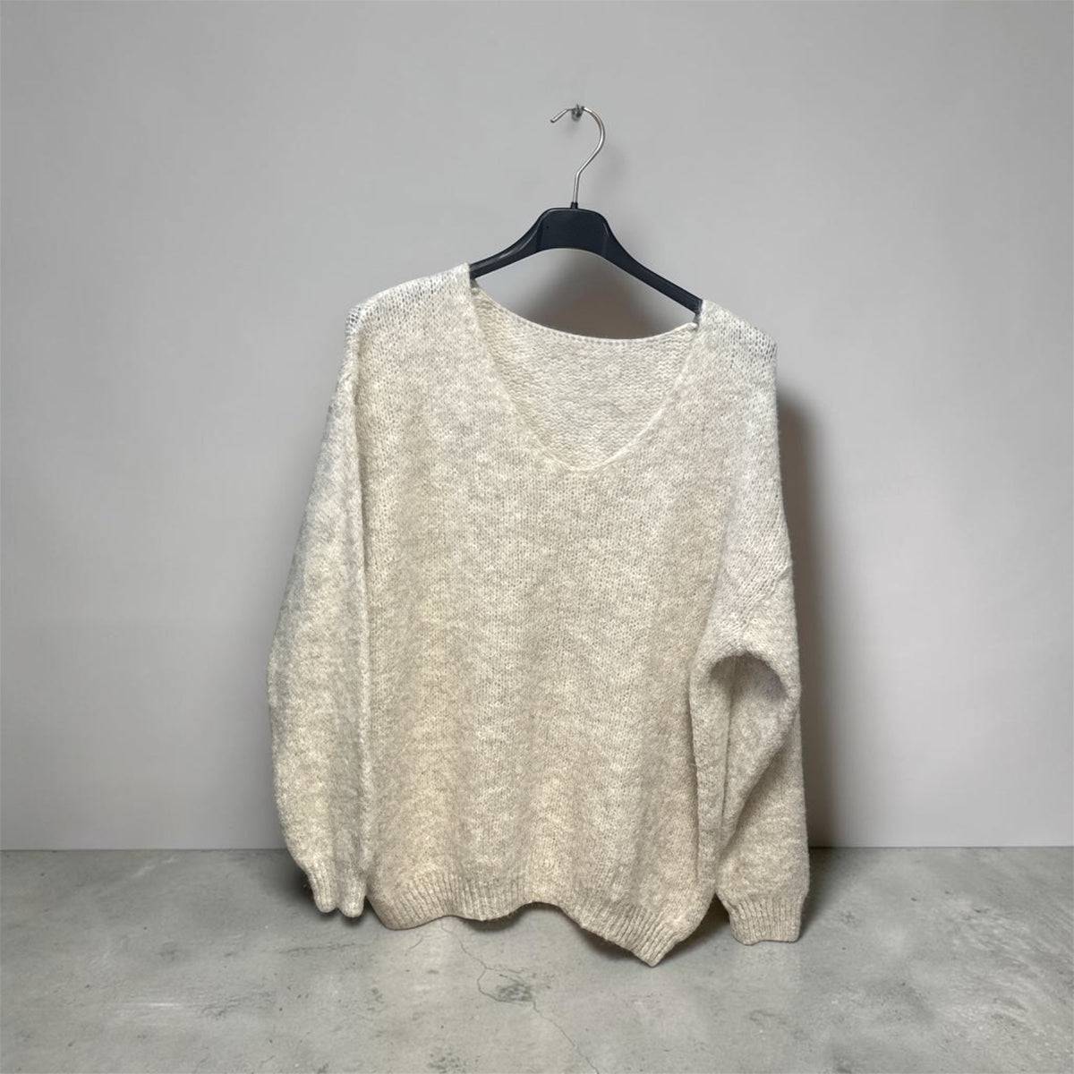 Pull beige col V
