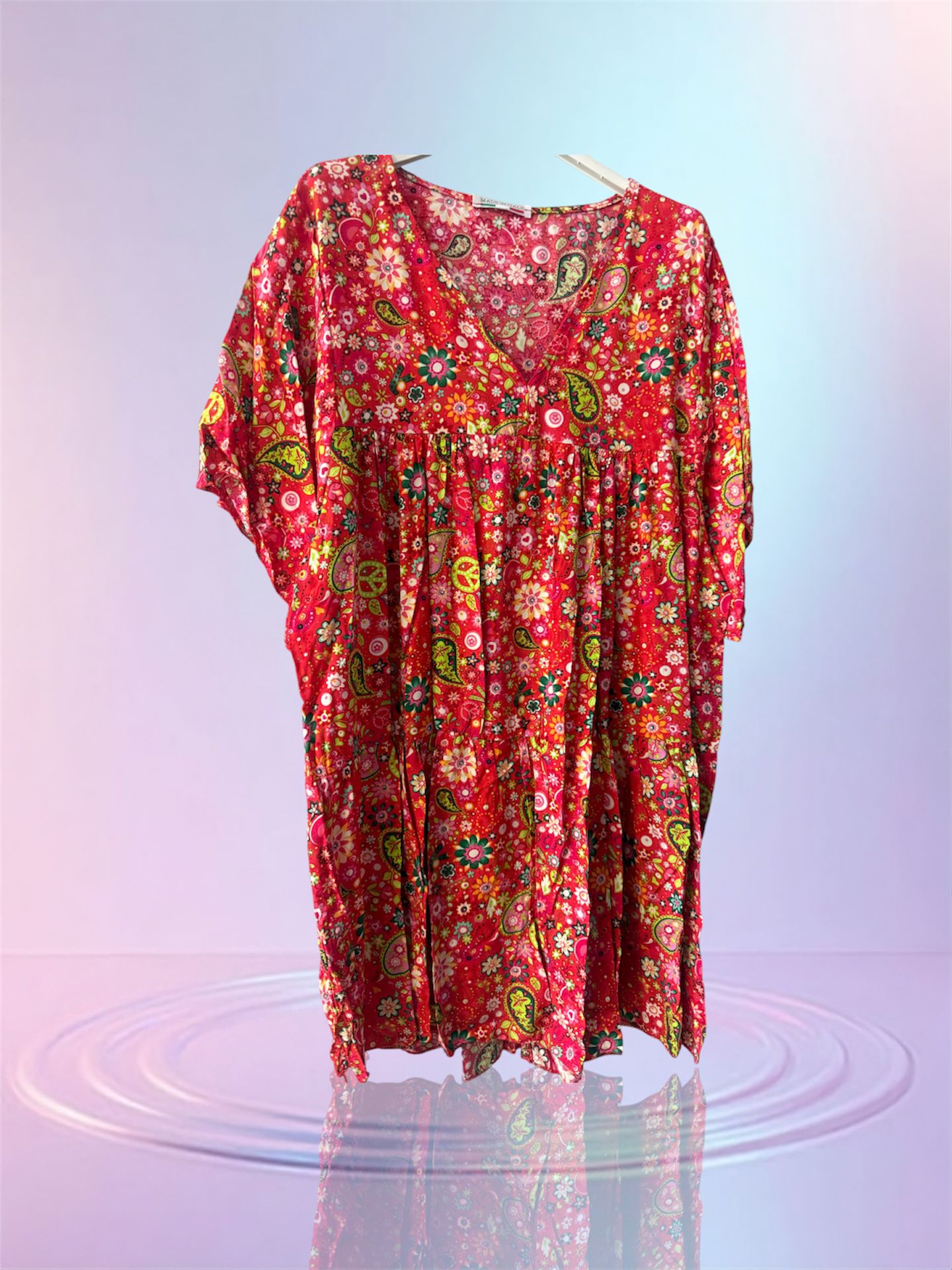 Robe fluide rouge