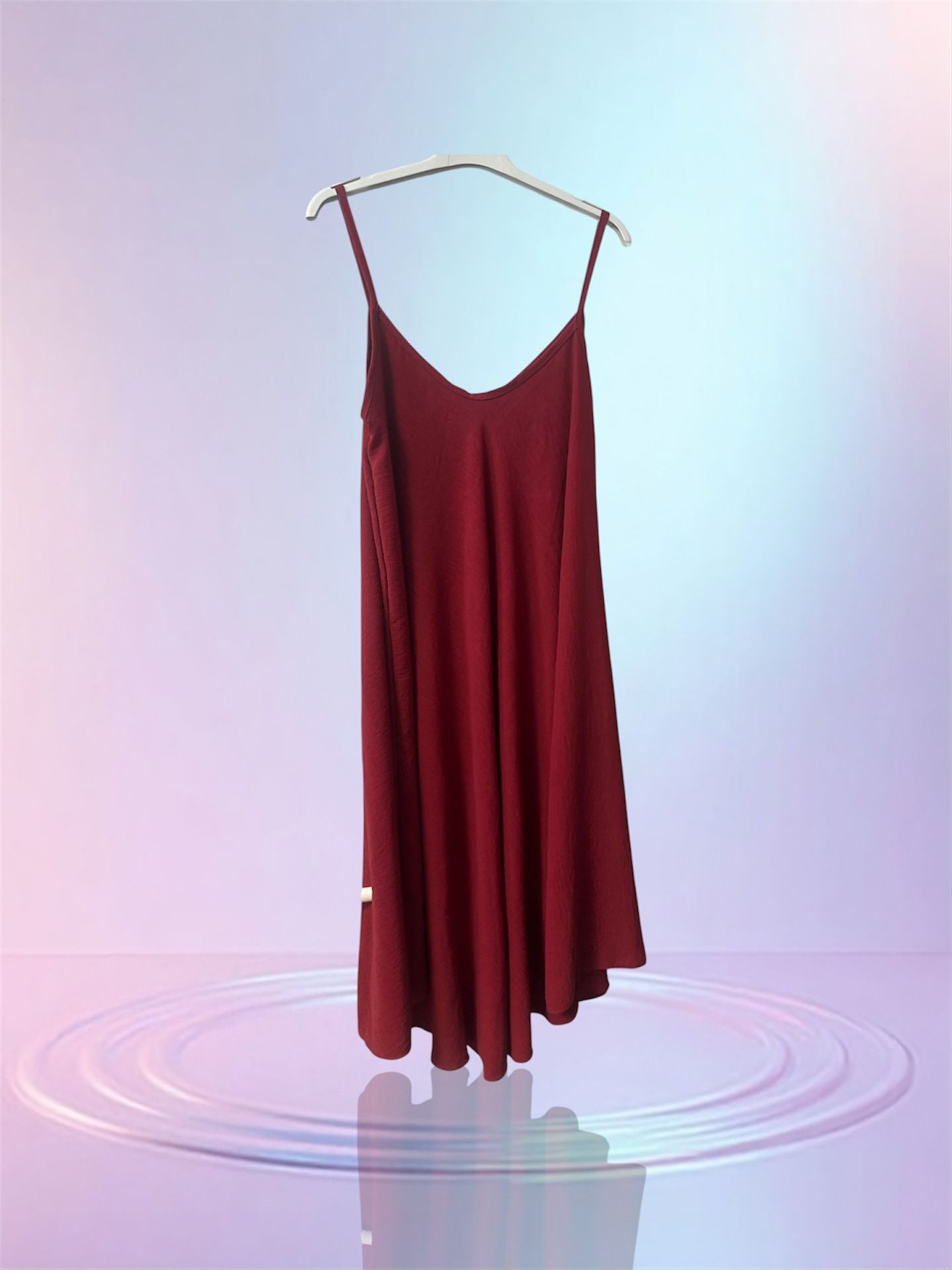 Robe fluide Bordeaux