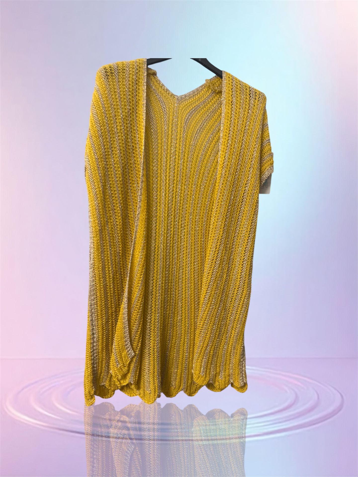 Gilet jaune lurex