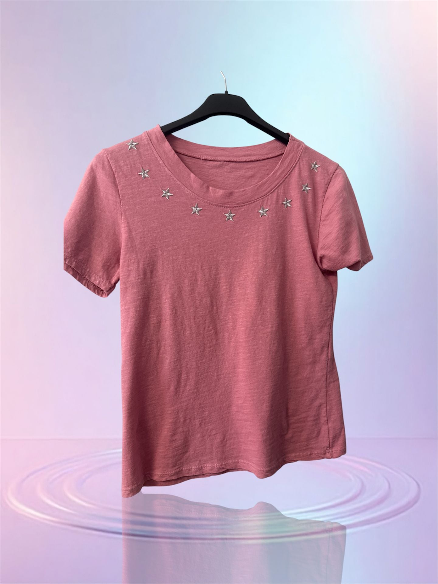 T-shirt Etoile rose