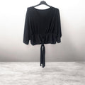 T-shirt noir scintillant