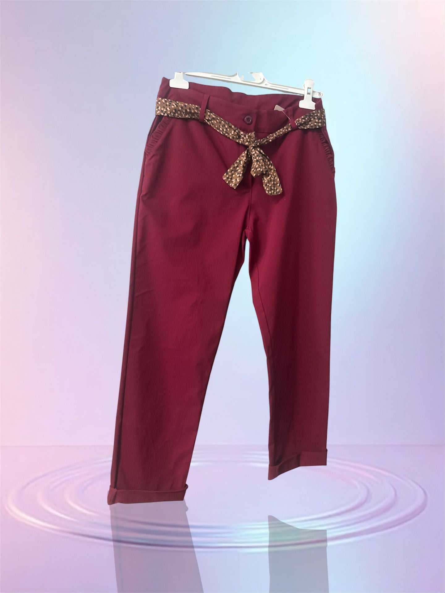 Pantalon bordeaux