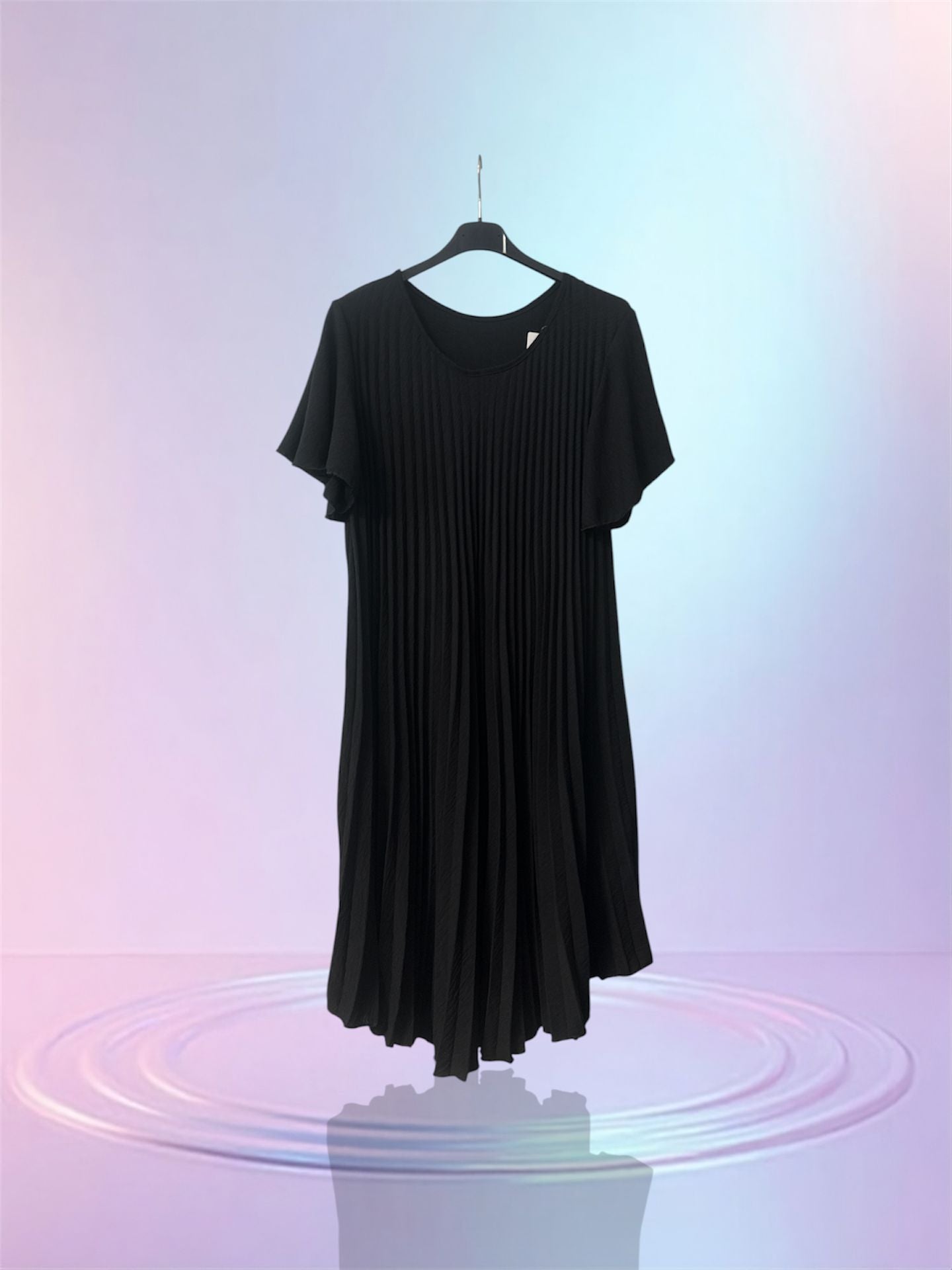 Robe plissé  marine