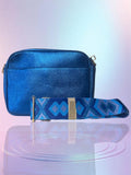 Sac scintillant bleu électrique