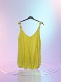 Top Fleur jaune