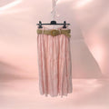Jupe broderie anglaise rose