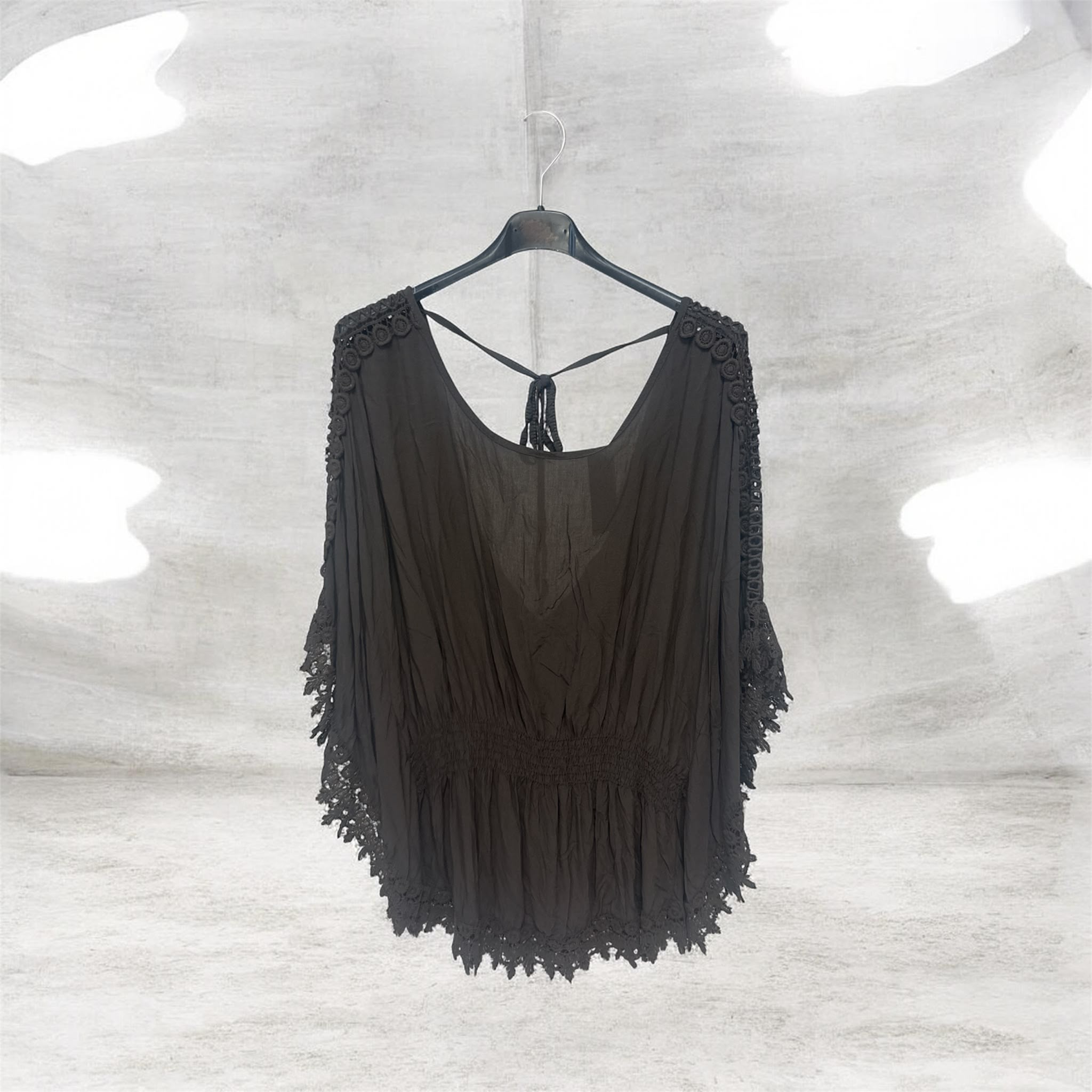 Blouse bohème chocolat