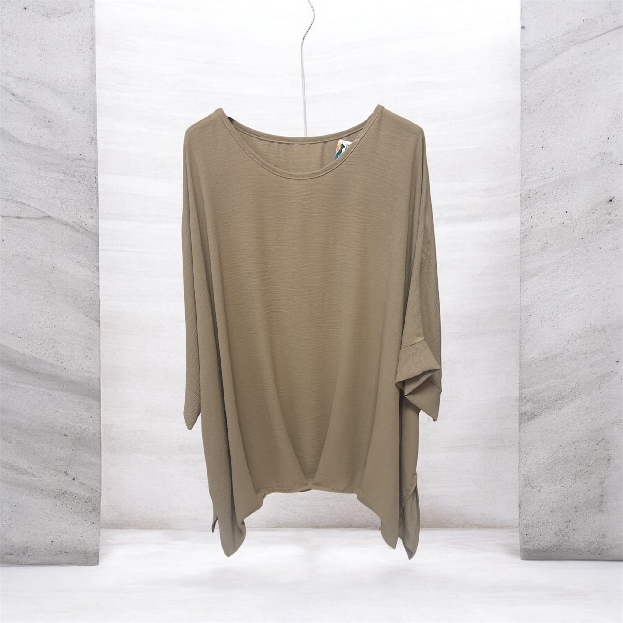 Blouse taupe