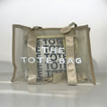 Sac beige tote bag
